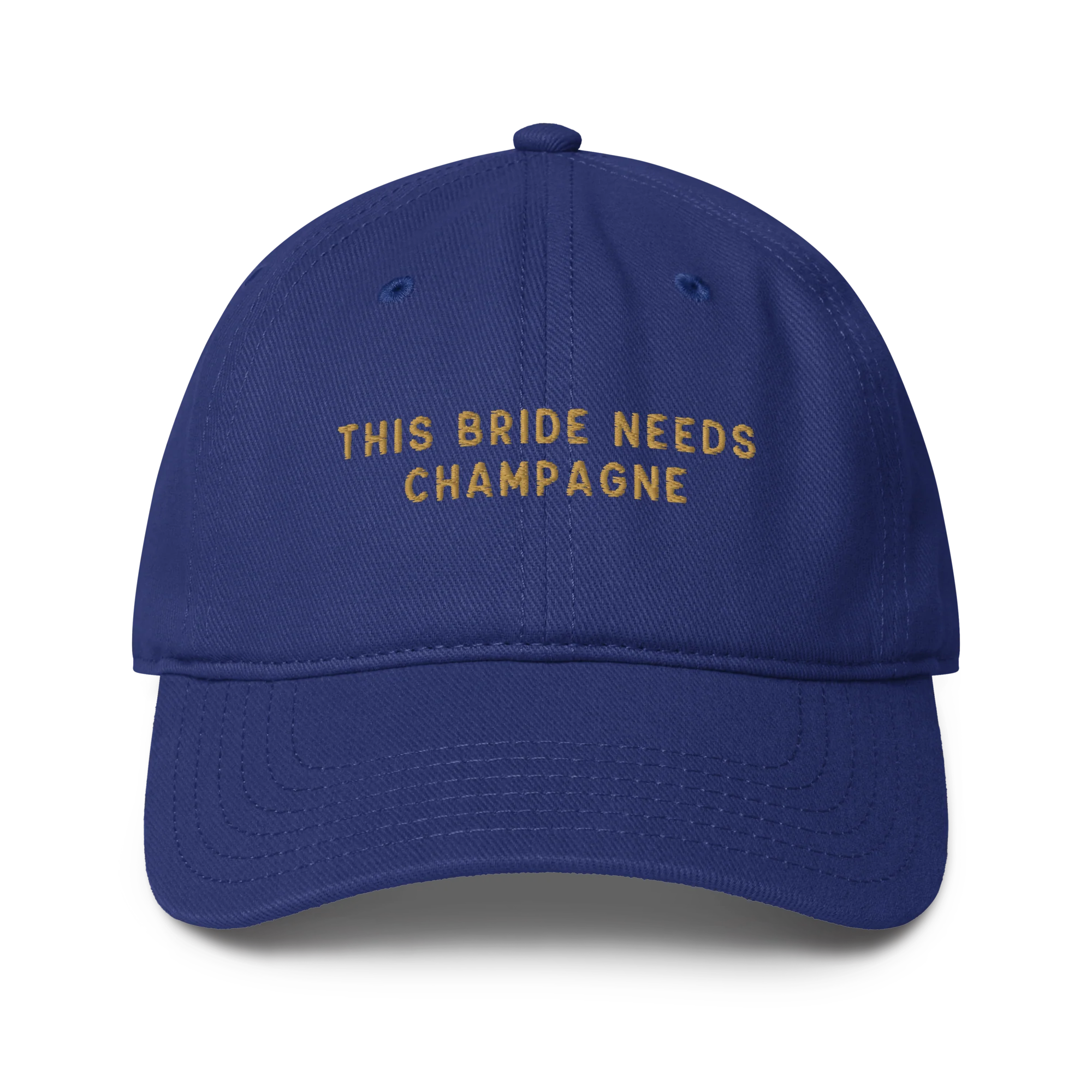 This Bride Needs Champagne Embroidered Baseball Cap - Image 7