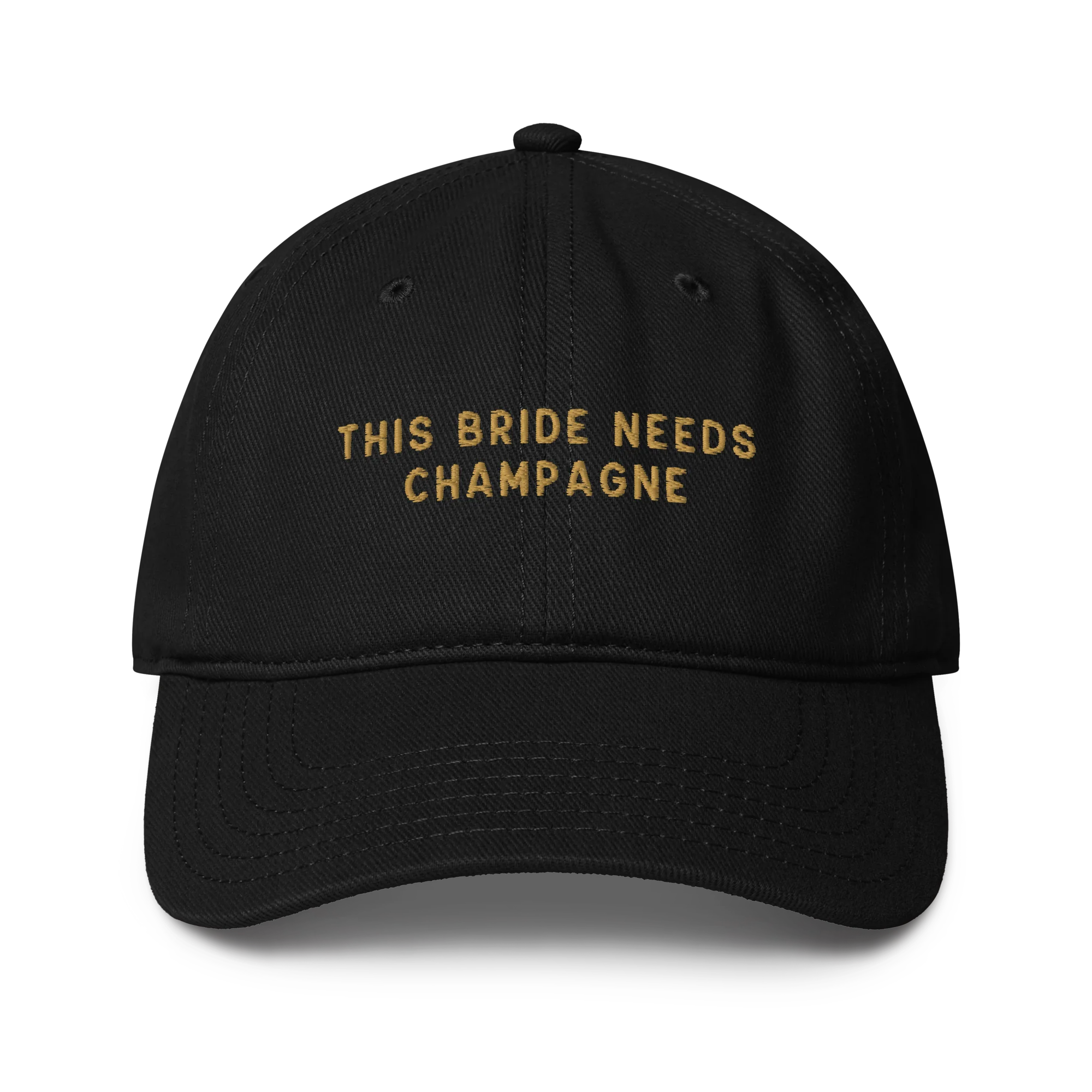 This Bride Needs Champagne Embroidered Baseball Cap - Image 8