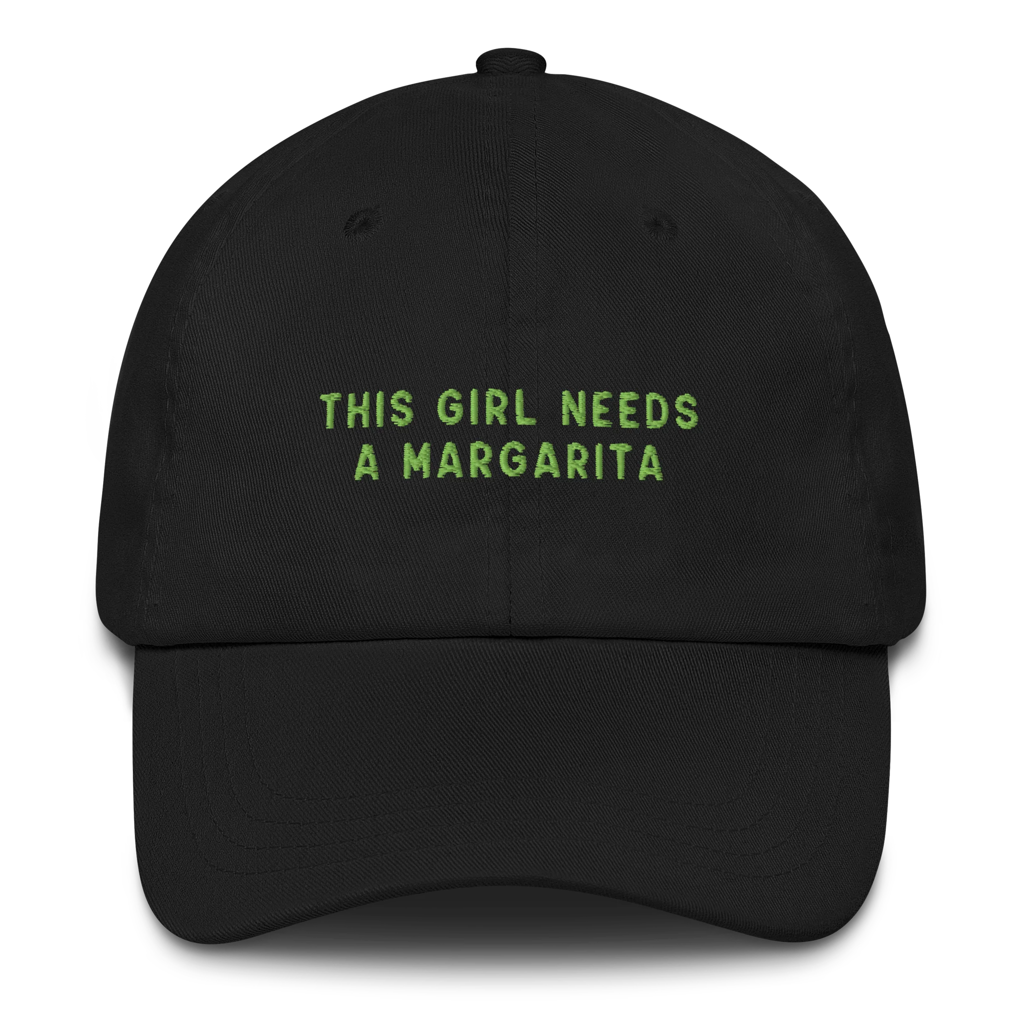 This Girl Needs A Margarita Embroidered Cap - Image 7