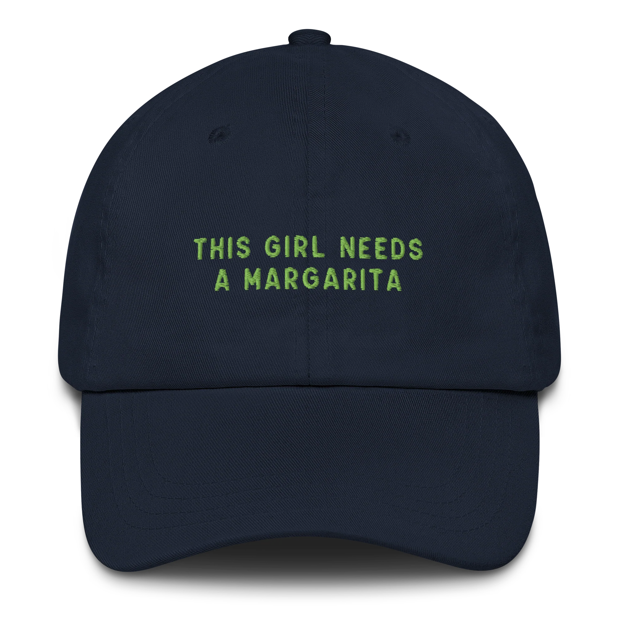 This Girl Needs A Margarita Embroidered Cap - Image 8