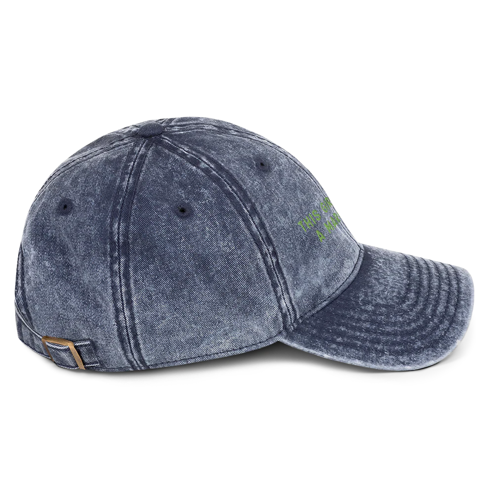 This Girl Needs A Margarita Embroidered Vintage Cap - Image 10