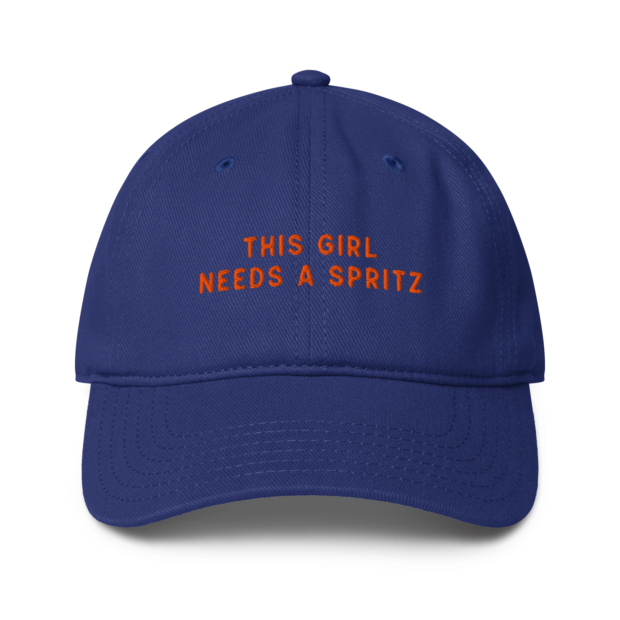 This Girl Needs a Spritz Embroidered Baseball Cap - Image 2
