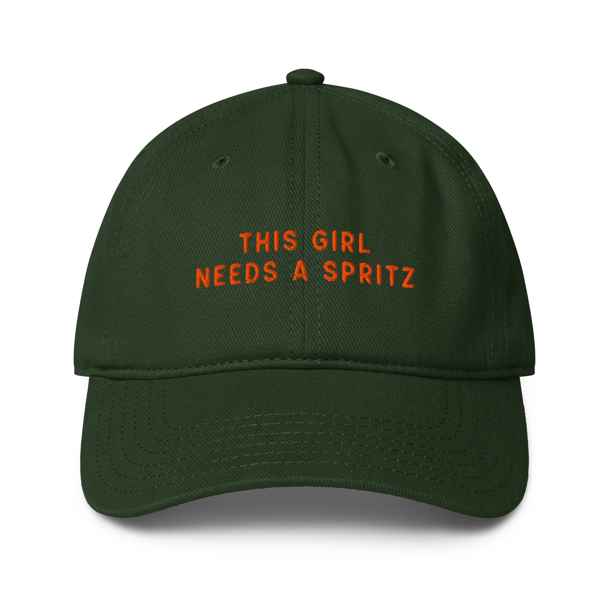 This Girl Needs a Spritz Embroidered Baseball Cap - Image 4
