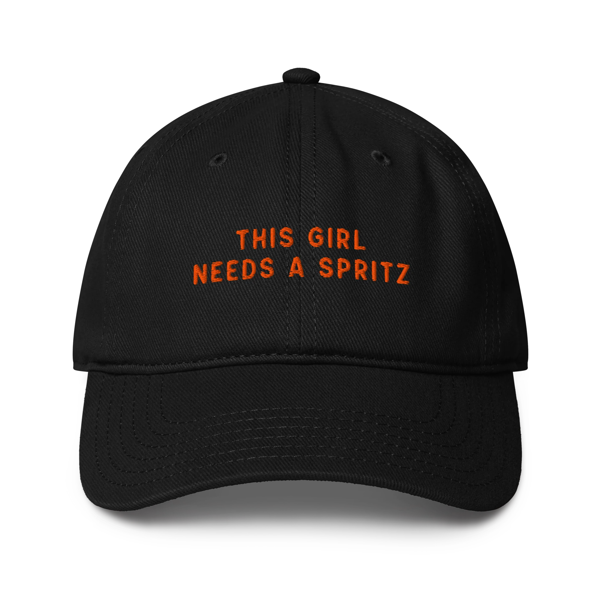 This Girl Needs a Spritz Embroidered Baseball Cap - Image 8