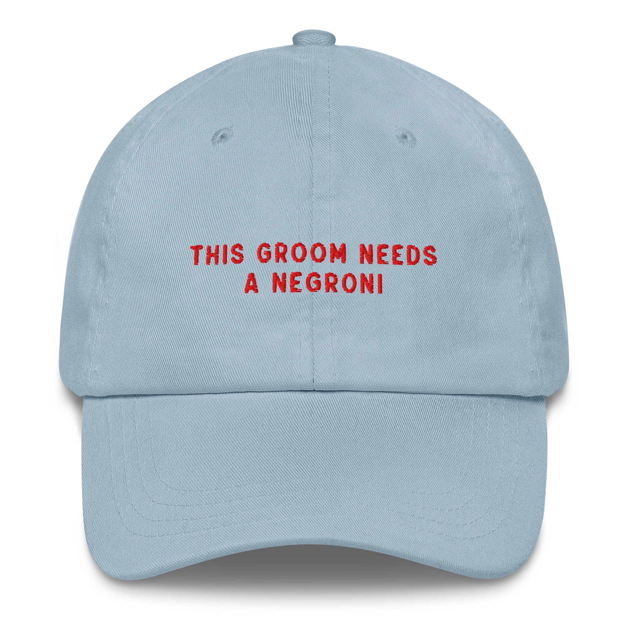 This Groom Needs a Negroni Embroidered Cap - Image 4