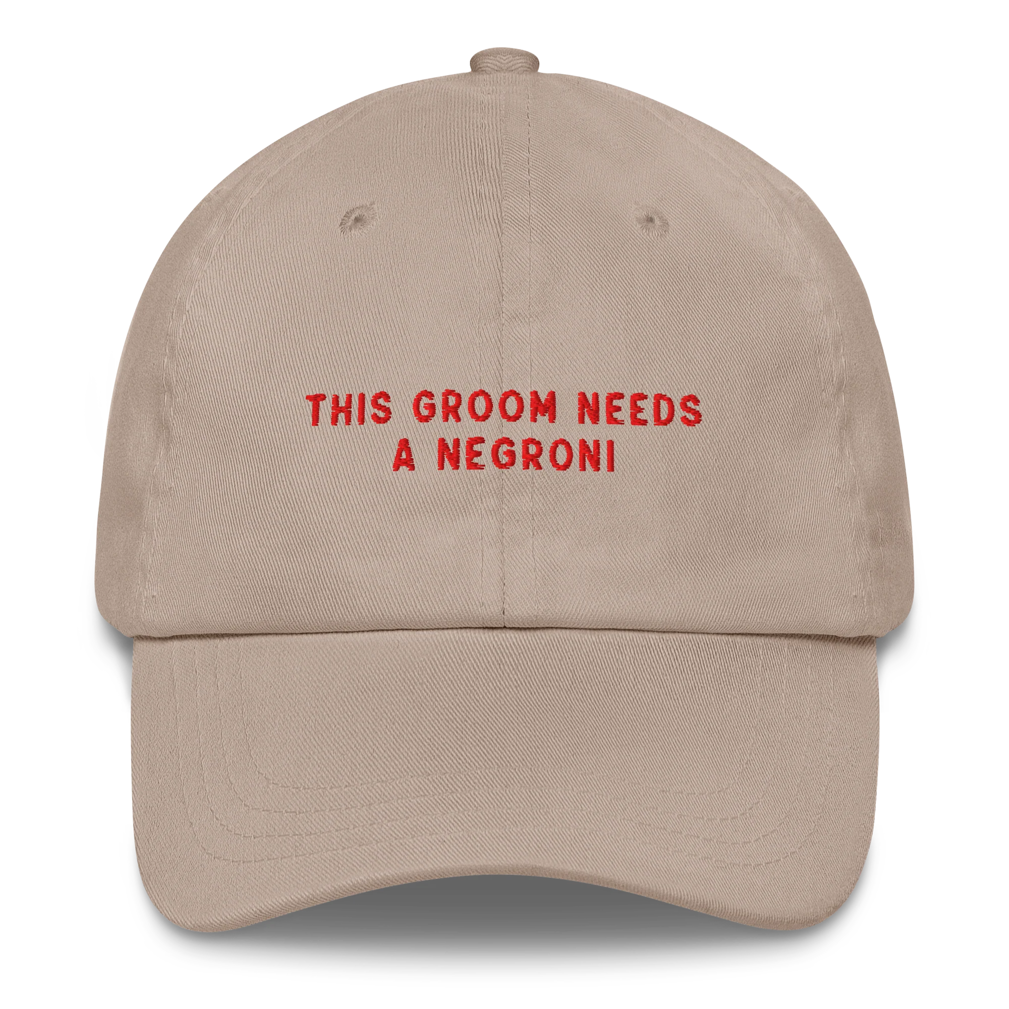 This Groom Needs a Negroni Embroidered Cap - Image 8