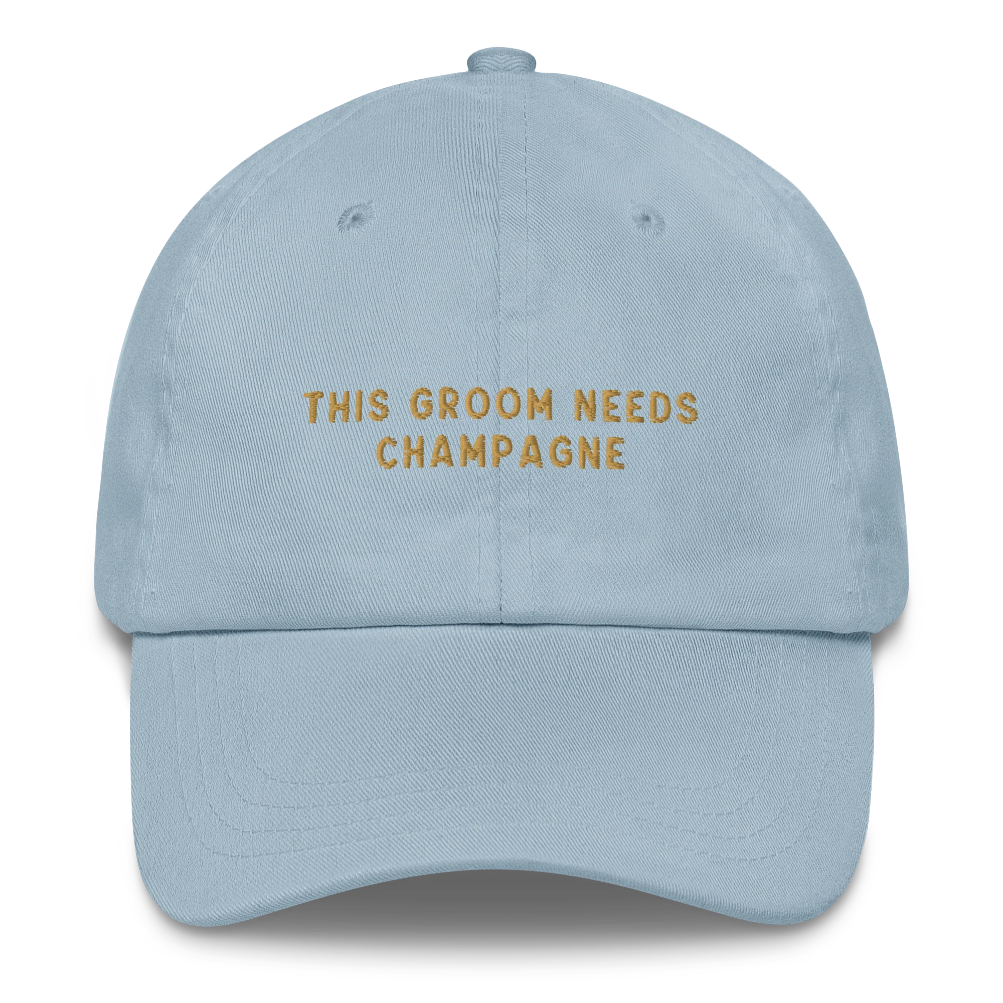 This Groom Needs Champagne Embroidered Cap - Image 4