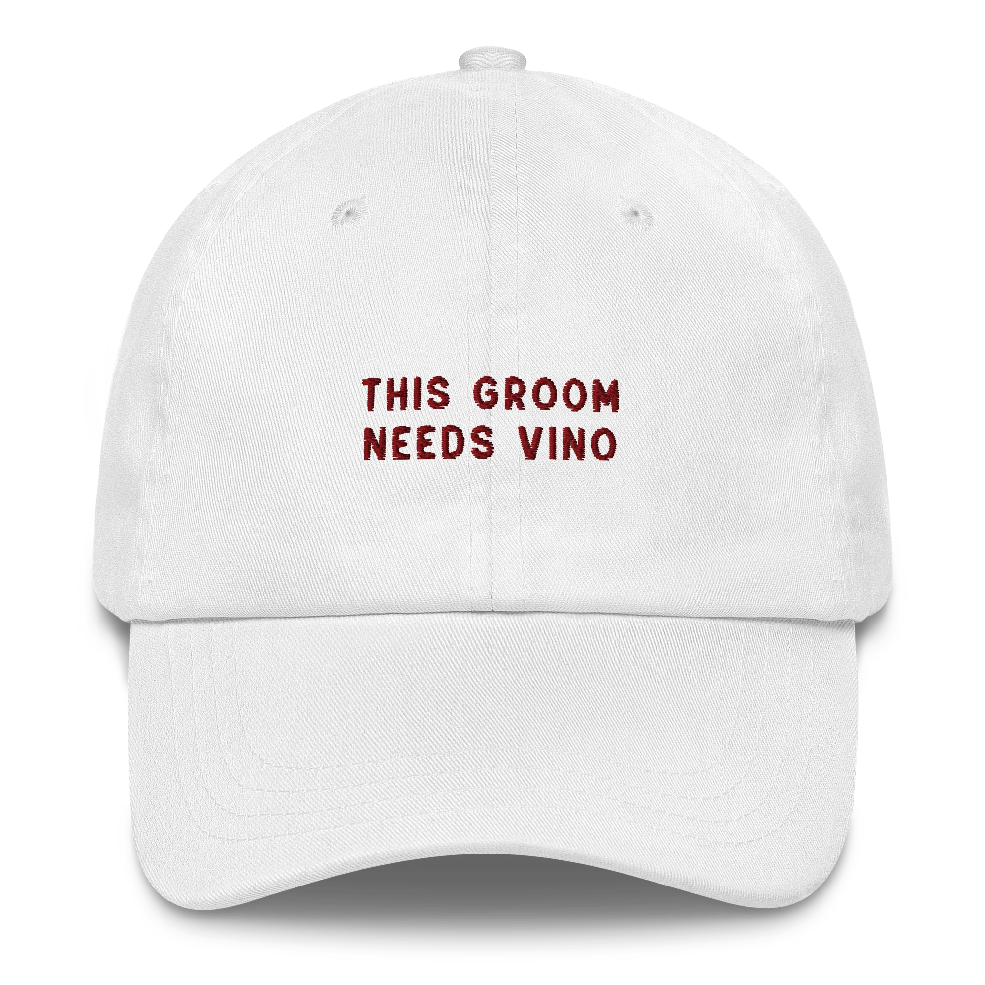 This Groom Needs Vino Embroidered Cap - Image 4