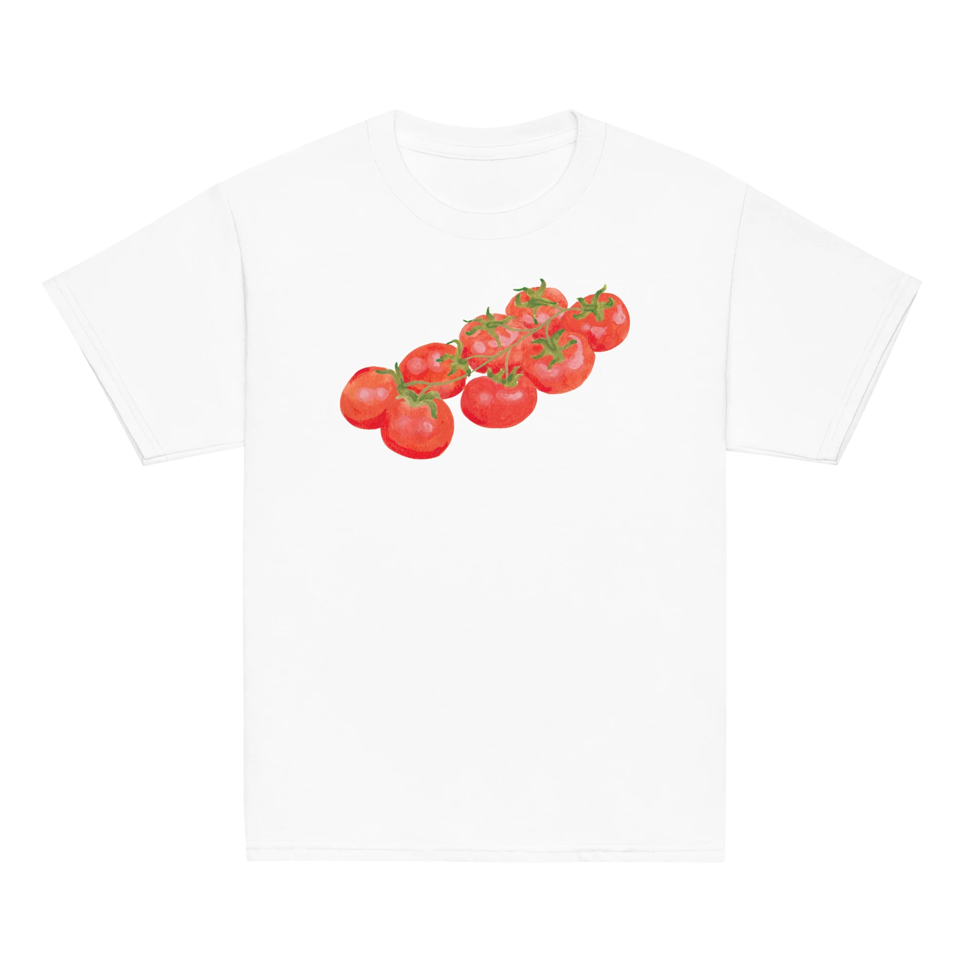 Tomato Girl Watercolor Baby Tee - Image 3