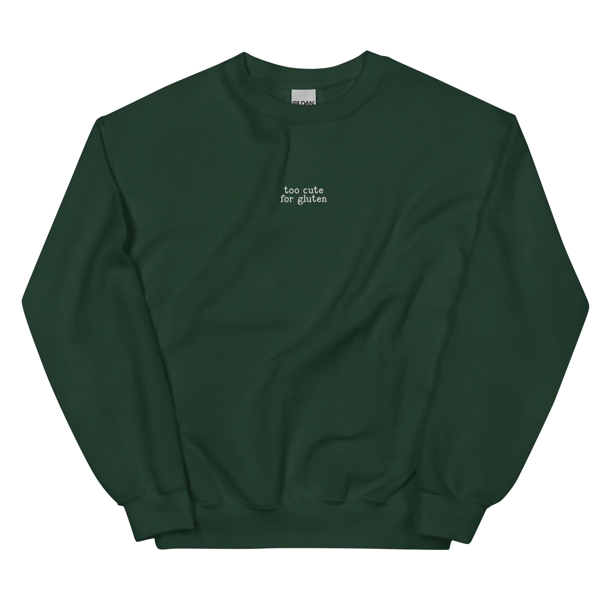 Too Cute For Gluten Embroidered Sweatshirt - Image 10