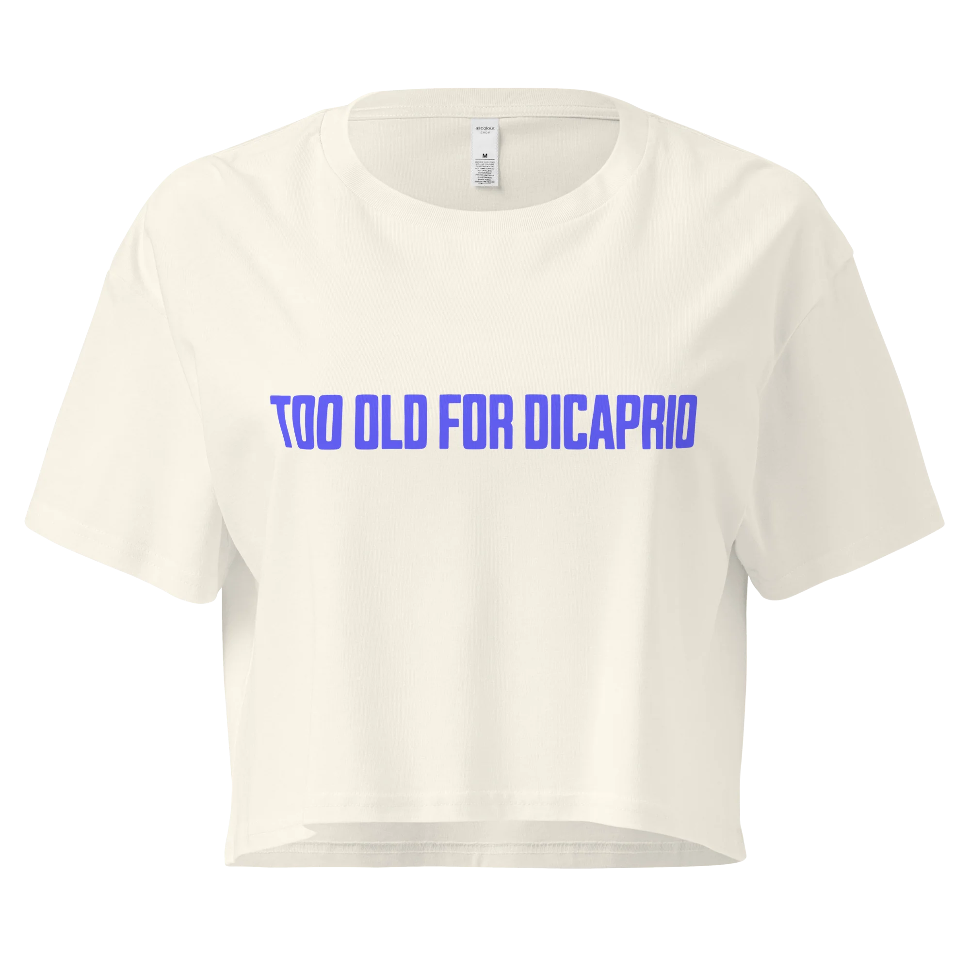 Too Old for DiCaprio Crop Tee - Image 3