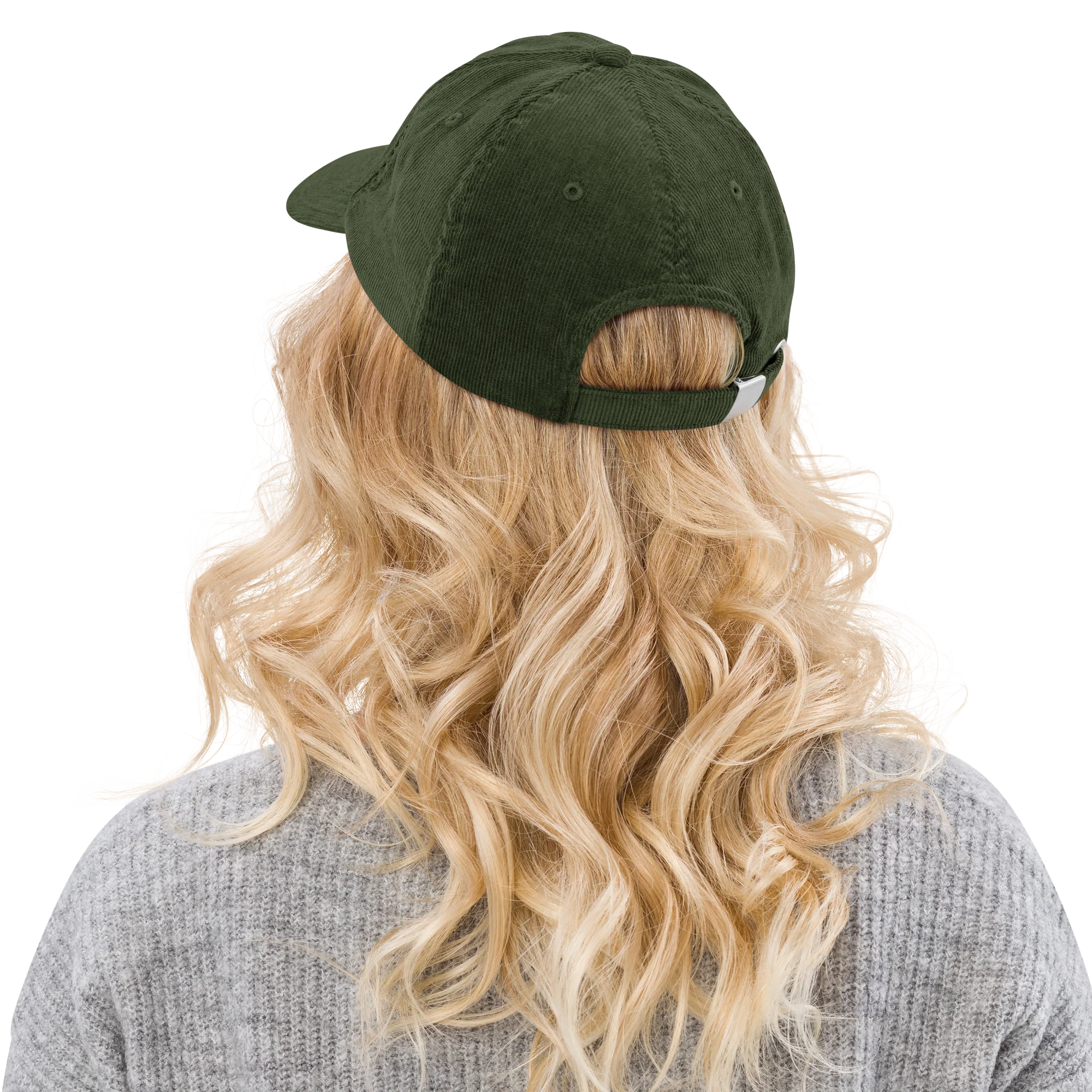Too Old For DiCaprio Embroidered Corduroy Hat - Image 6