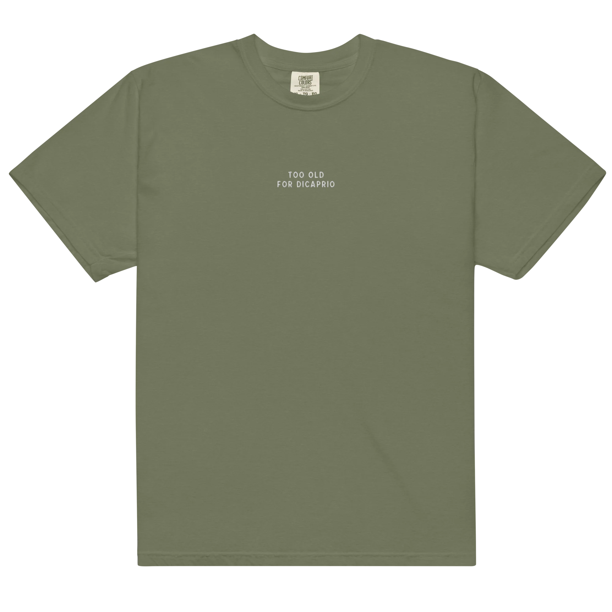 Too Old For DiCaprio Embroidered Classic T-Shirt - Image 13