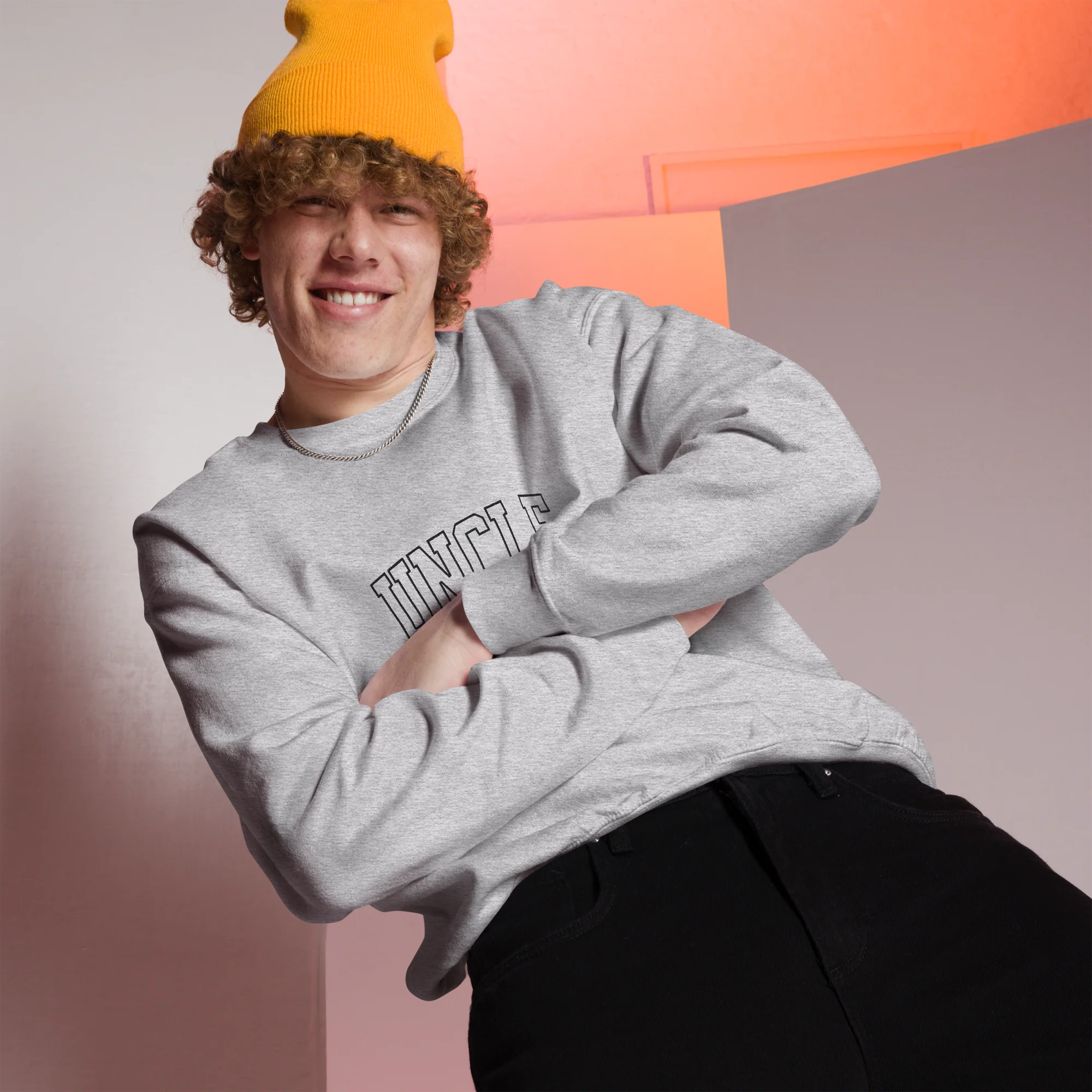 Uncle Varsity Embroidered Sweatshirt - Image 7
