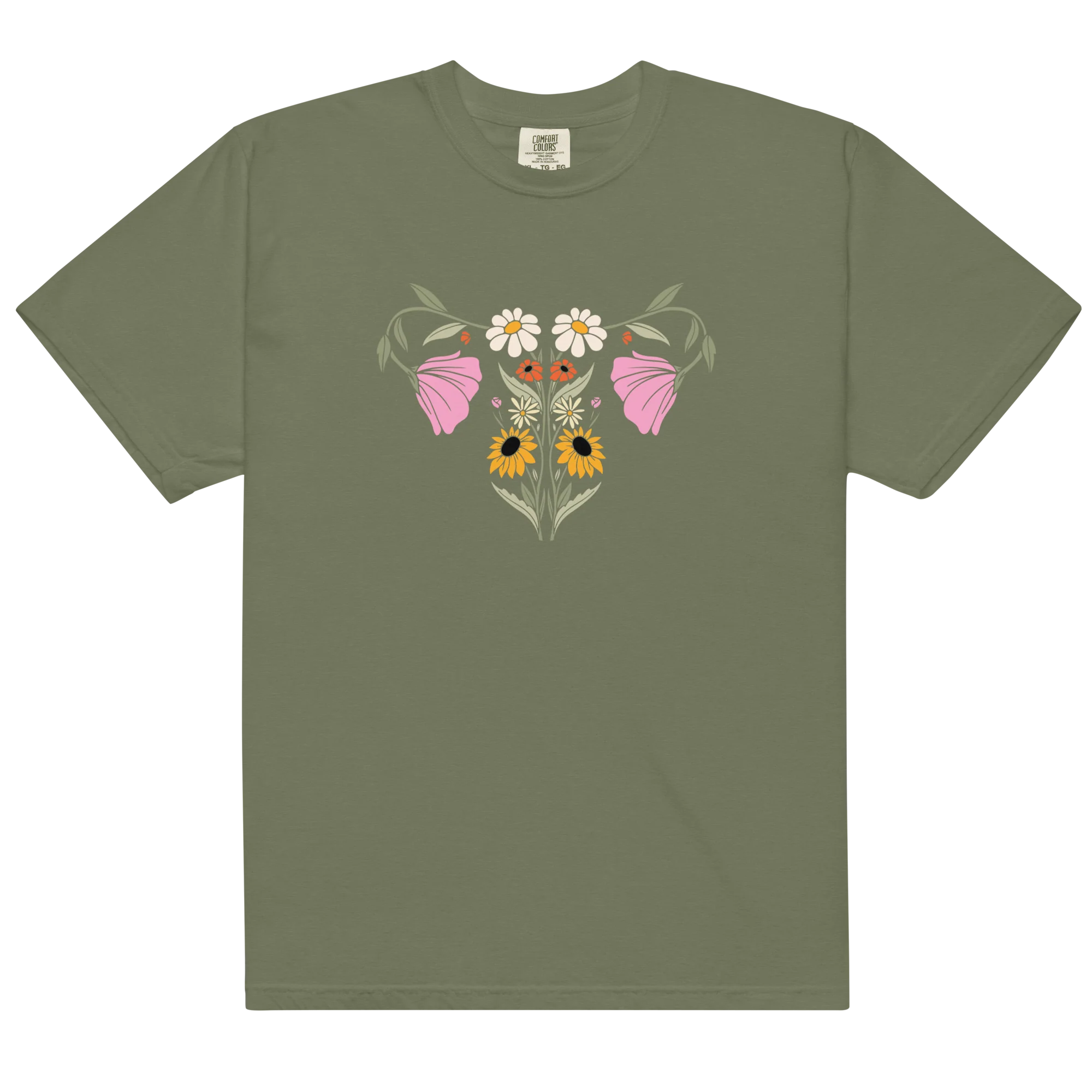 Uterus in Bloom Feminist Classic T-Shirt - Image 14