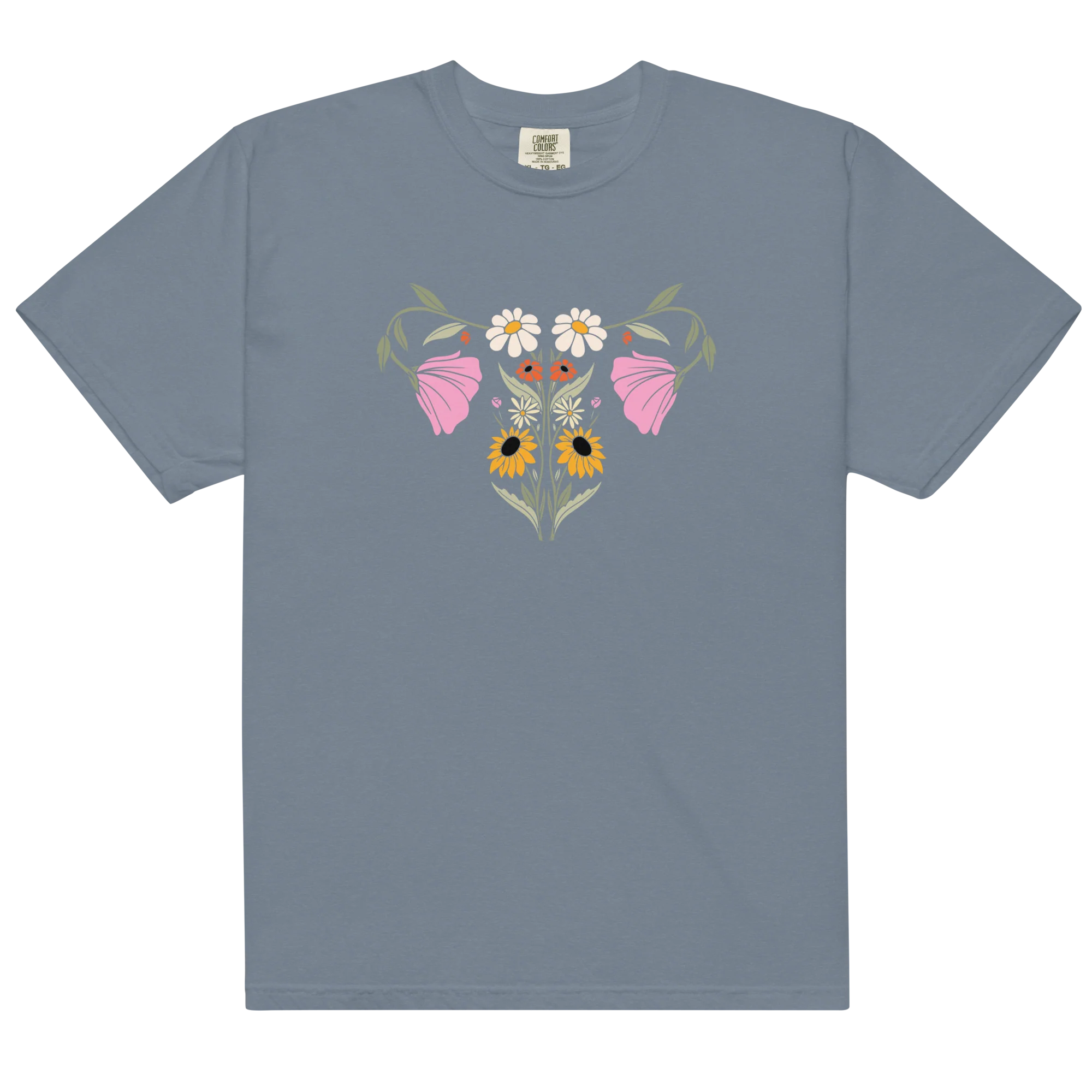 Uterus in Bloom Feminist Classic T-Shirt - Image 15