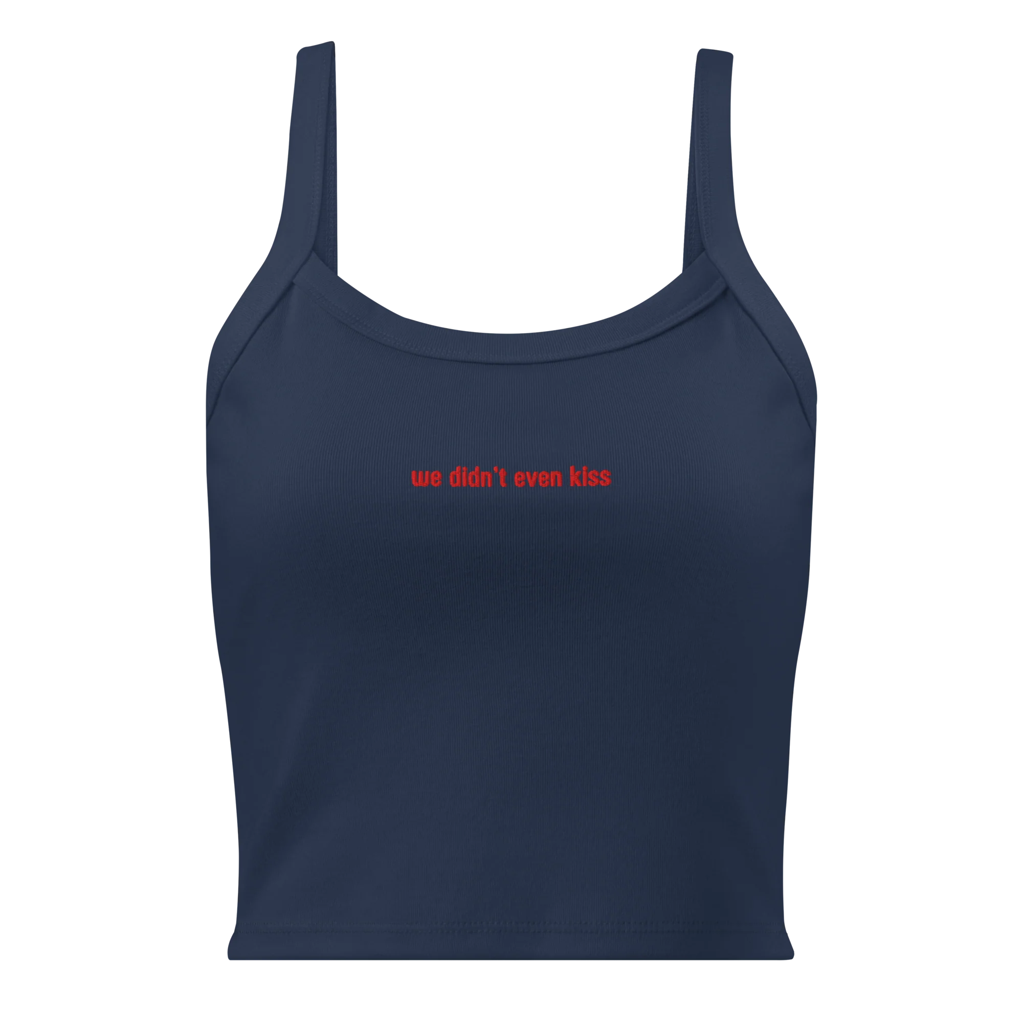 We Didn't Even Kiss HR Rib Embroidered Tank Top - Image 5