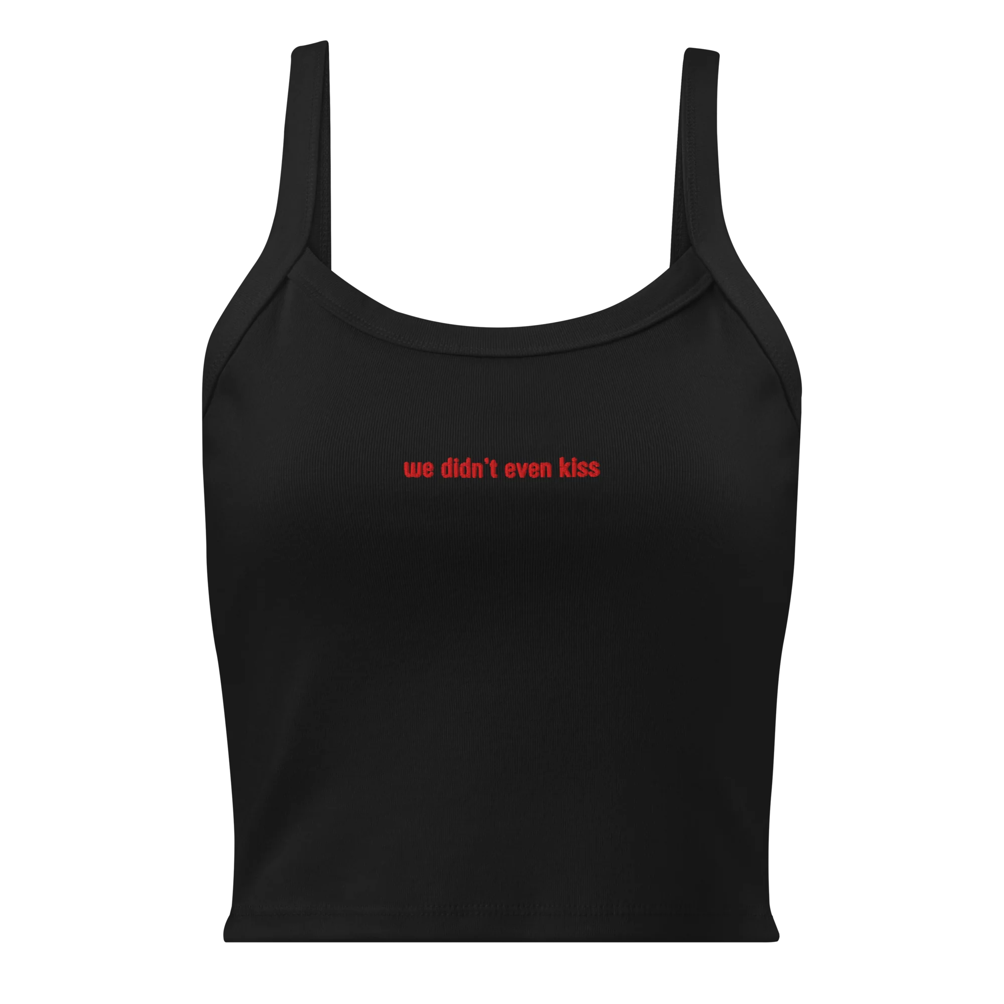 We Didn't Even Kiss HR Rib Embroidered Tank Top - Image 6