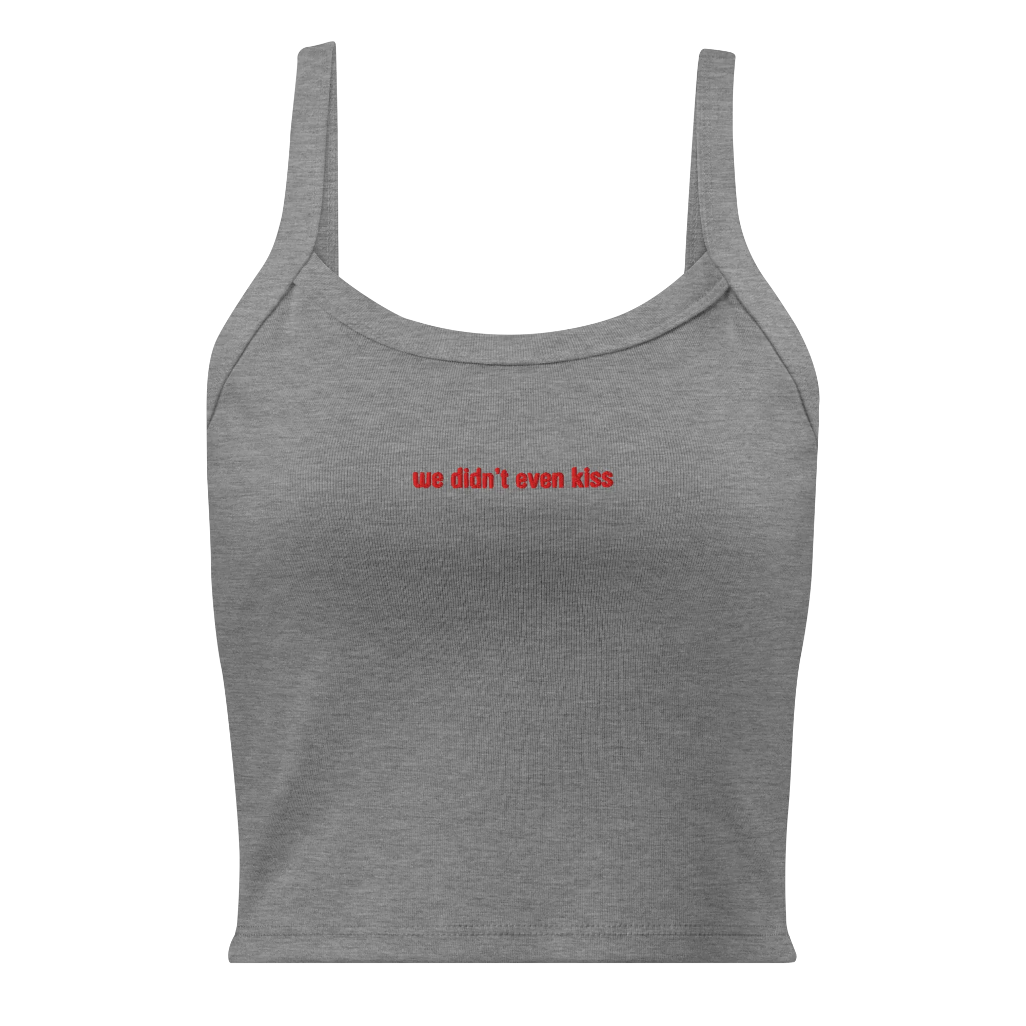 We Didn't Even Kiss HR Rib Embroidered Tank Top - Image 7