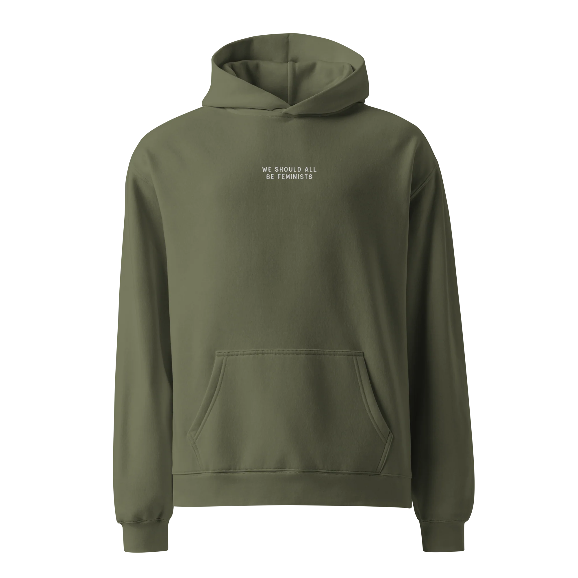 We Should All Be Feminists Embroidered Premium Oversized Hoodie - Image 12
