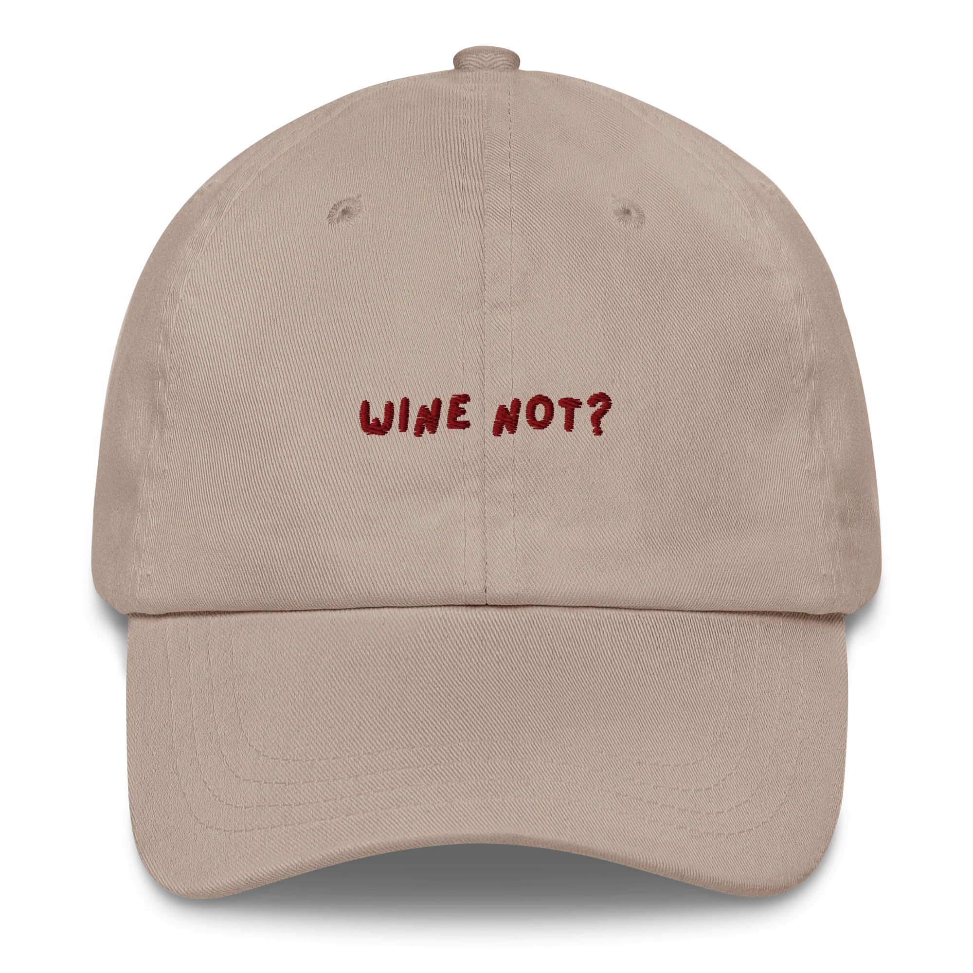 Wine Not Embroidered Cap - Image 3