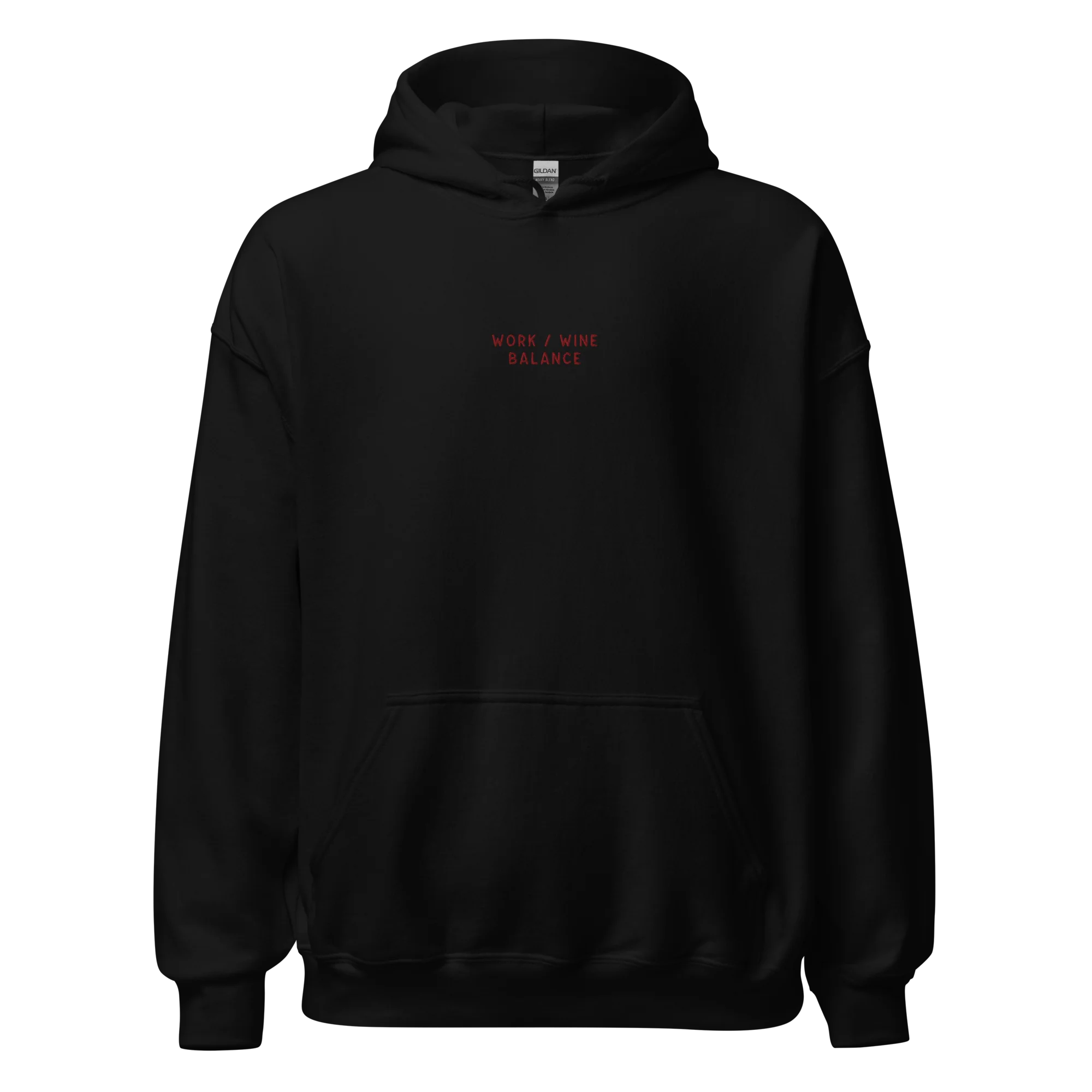Work / Wine Balance Embroidered Hoodie - Image 12