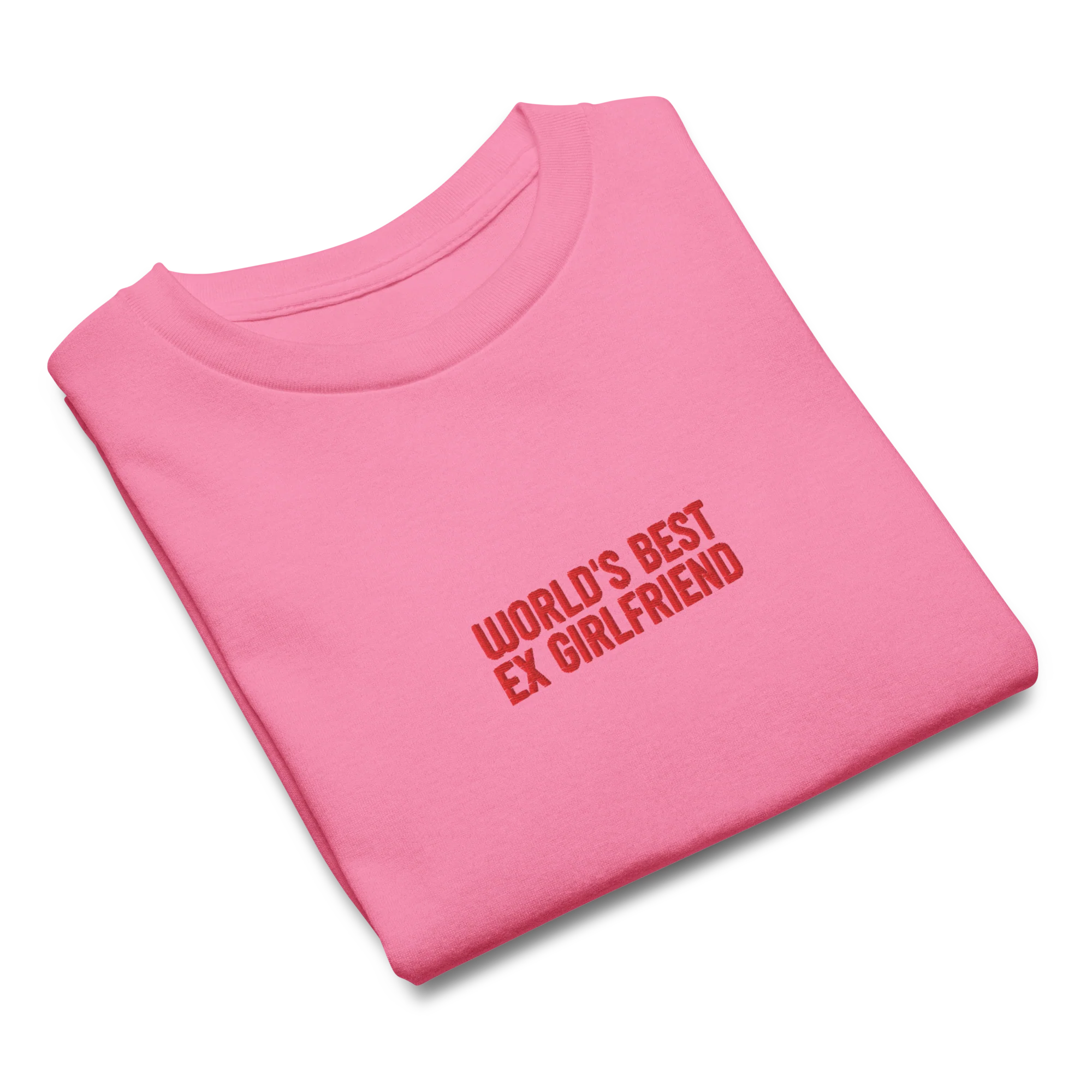 World's Best Ex-Girlfriend Embroidered Baby Tee - Image 9