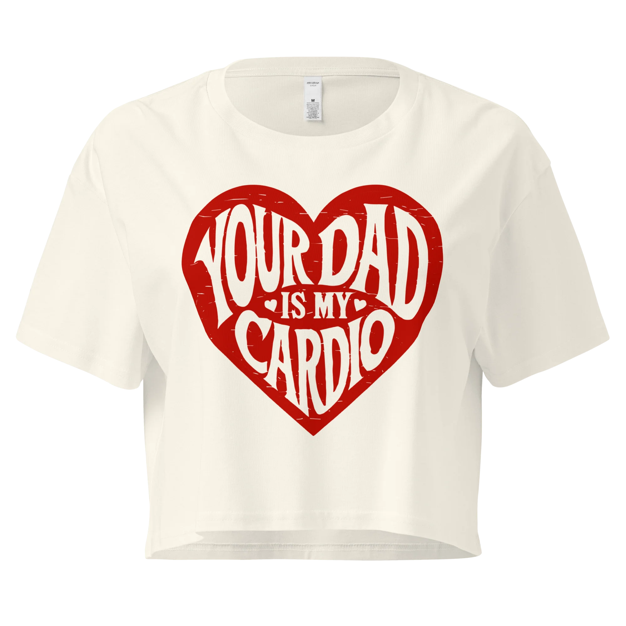 Your Dad is My Cardio Crop Tee - Image 7