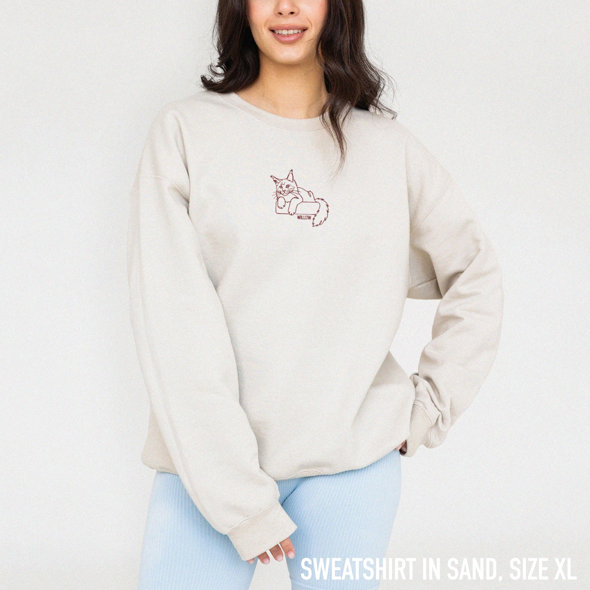 YOUR PET Embroidered Portrait Sweatshirt - Image 6